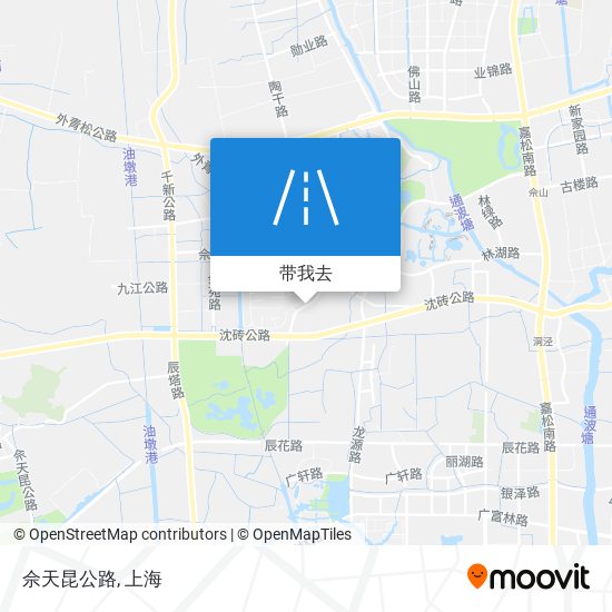 佘天昆公路地图