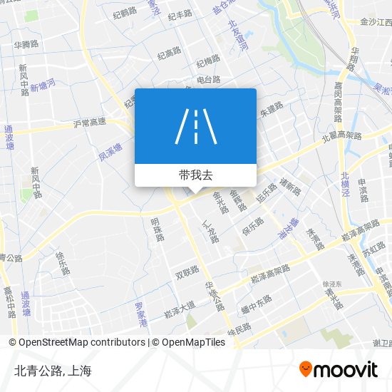 北青公路地图