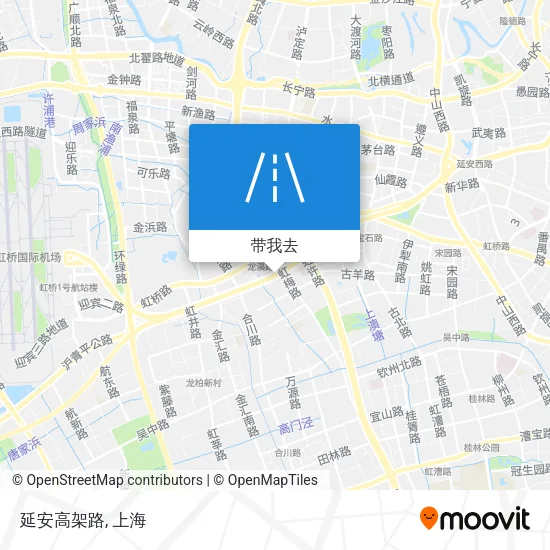 延安高架路地图