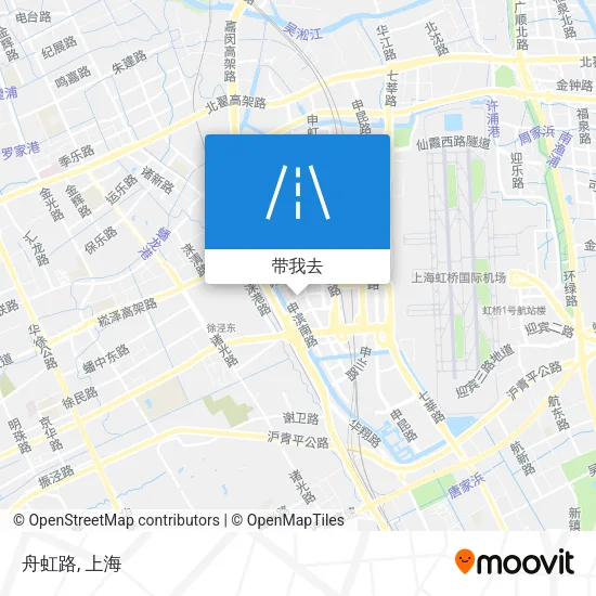 舟虹路地图