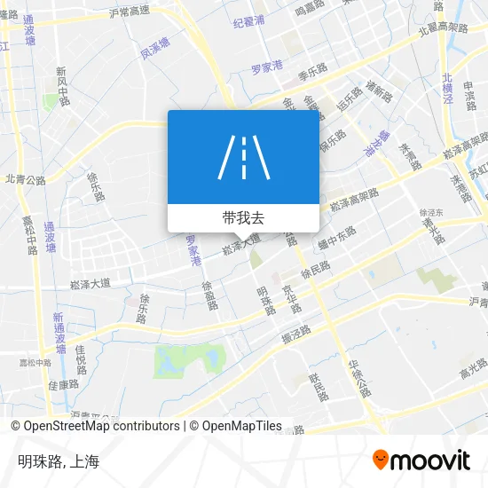 明珠路地图