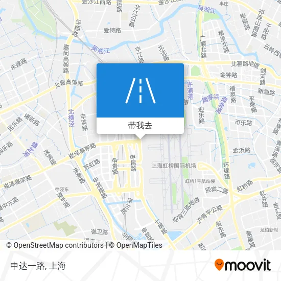 申达一路地图