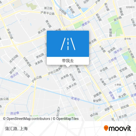 蒲汇路地图