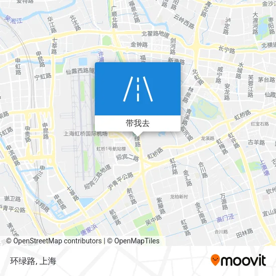 环绿路地图