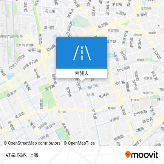 虹泉东路地图