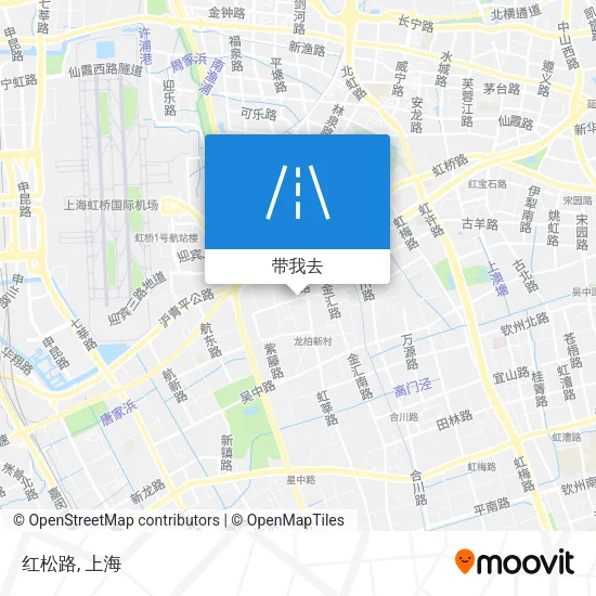 红松路地图