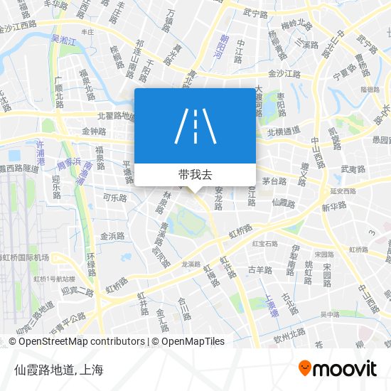 仙霞路地道地图