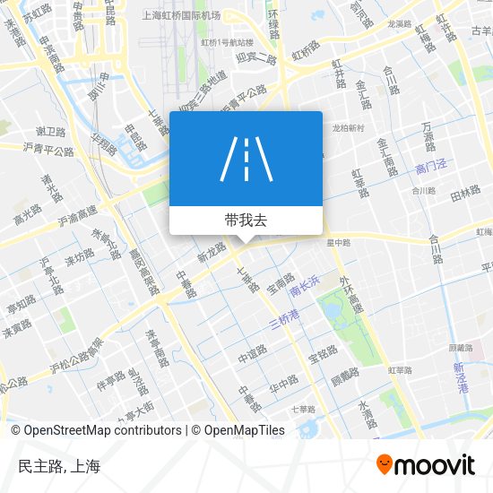 民主路地图