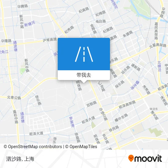 泗沙路地图