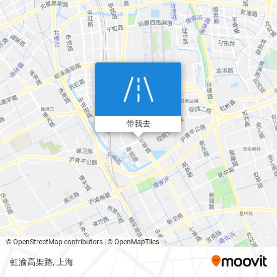 虹渝高架路地图