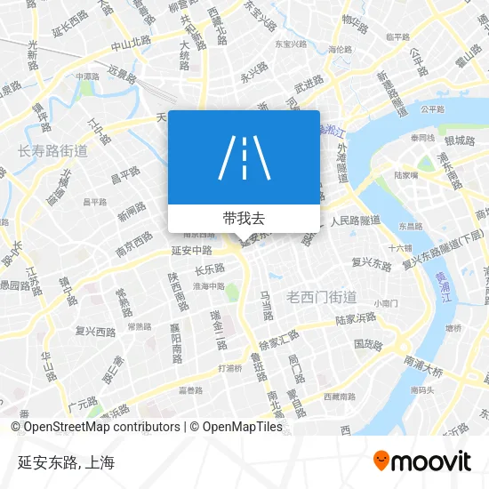 延安东路地图