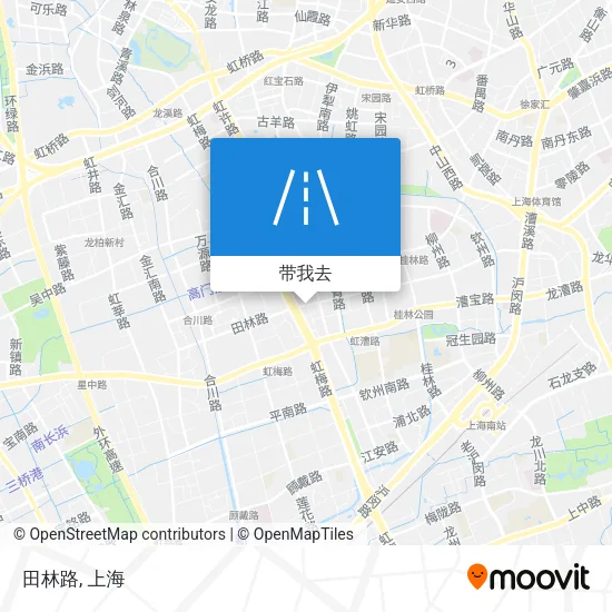 田林路地图