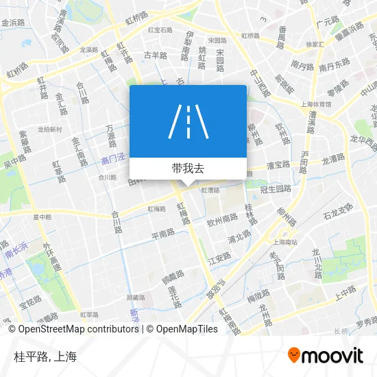 桂平路地图