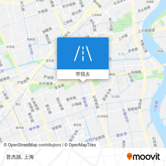 普杰路地图