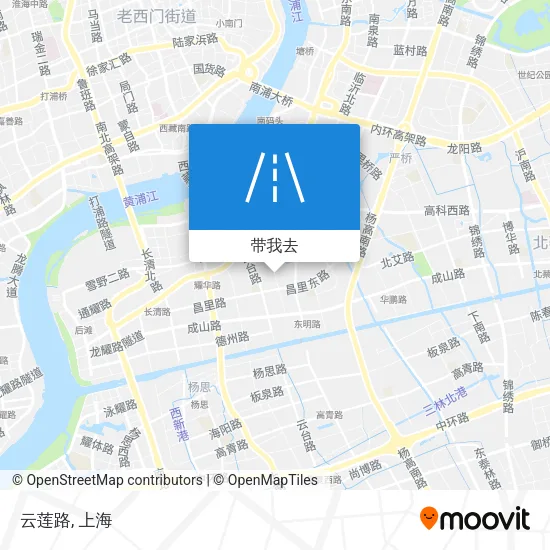 云莲路地图