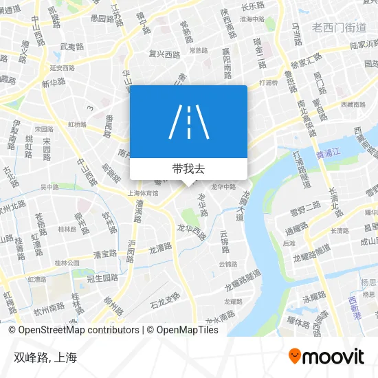 双峰路地图