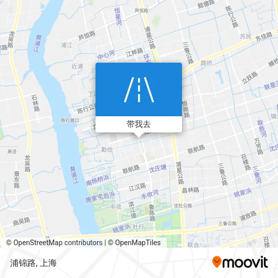 浦锦路地图