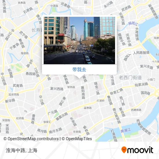 淮海中路地图