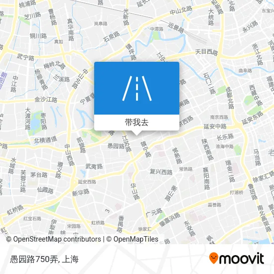 愚园路750弄地图