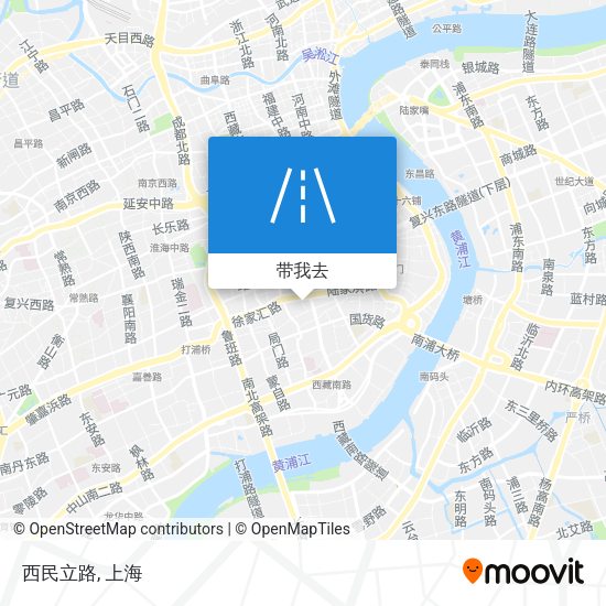 西民立路地图