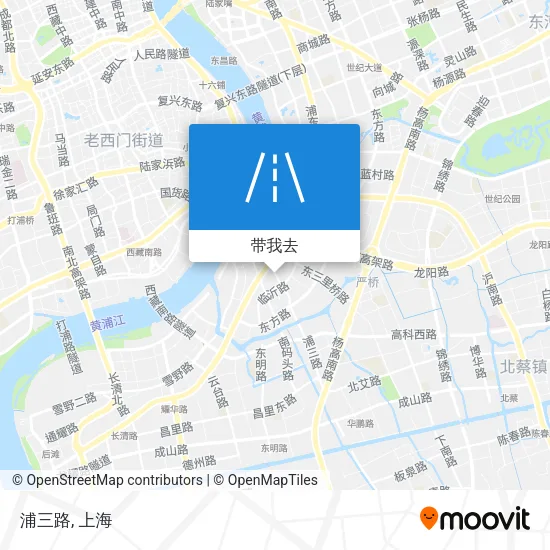 浦三路地图