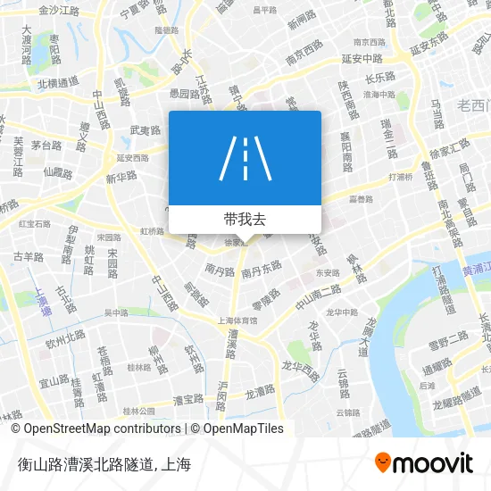 衡山路漕溪北路隧道地图