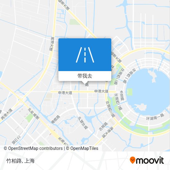 竹柏路地图
