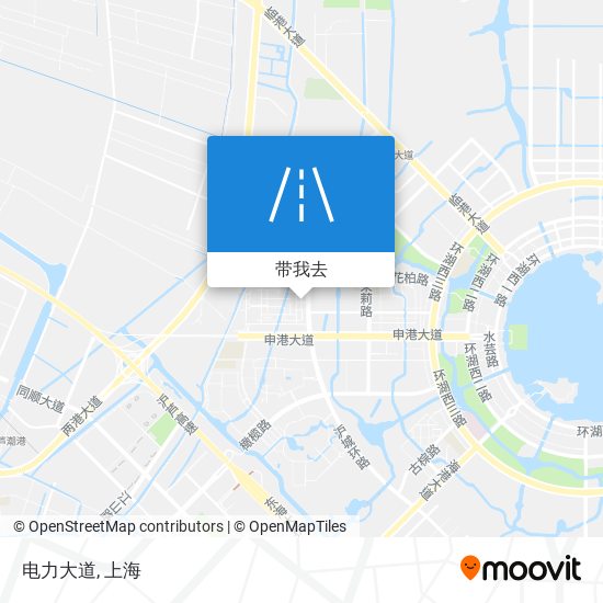 电力大道地图