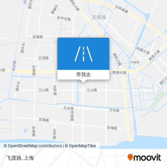 飞渡路地图