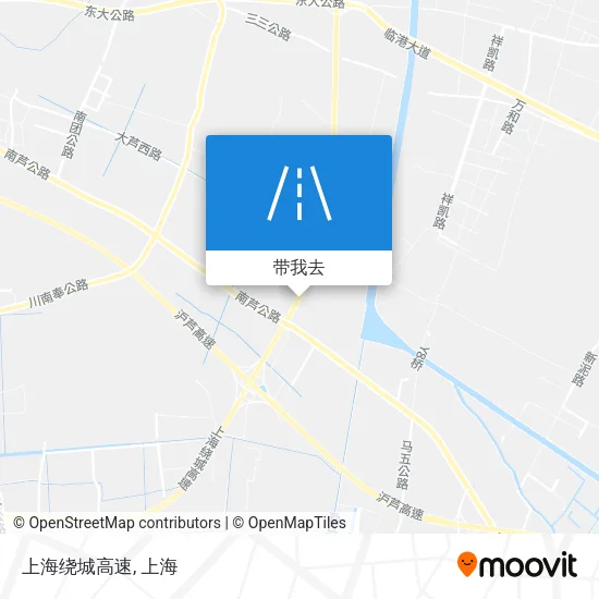 上海绕城高速地图