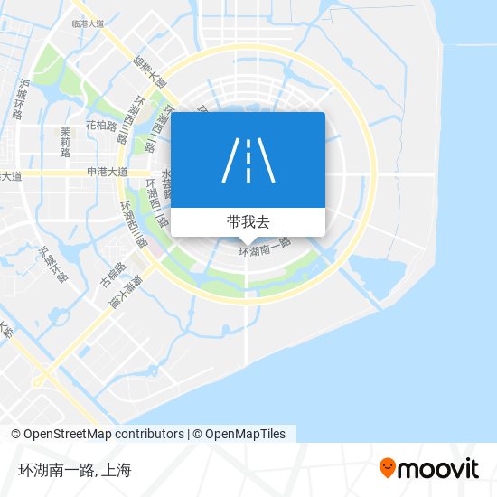 环湖南一路地图