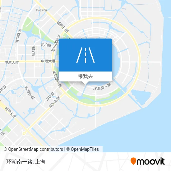 环湖南一路地图