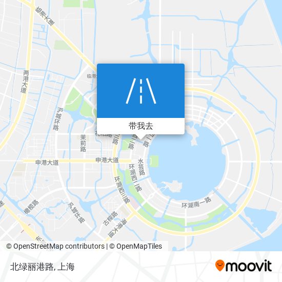 北绿丽港路地图