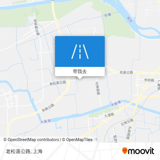 老松蒸公路地图