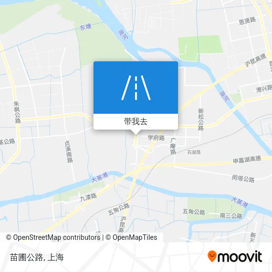 苗圃公路地图