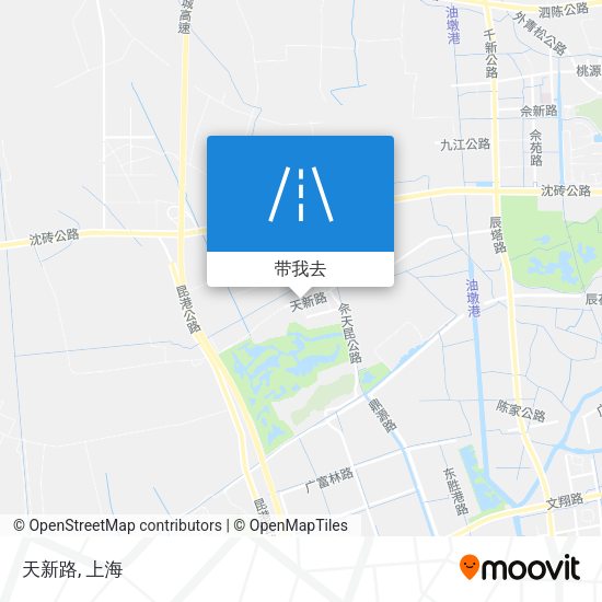 天新路地图