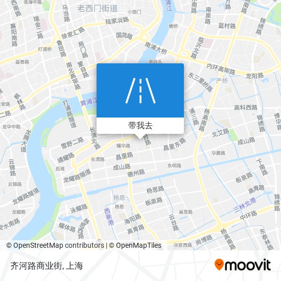 齐河路商业街地图