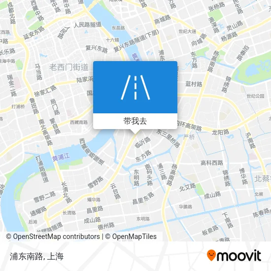 浦东南路地图