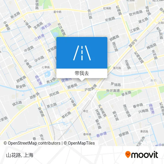 山花路地图