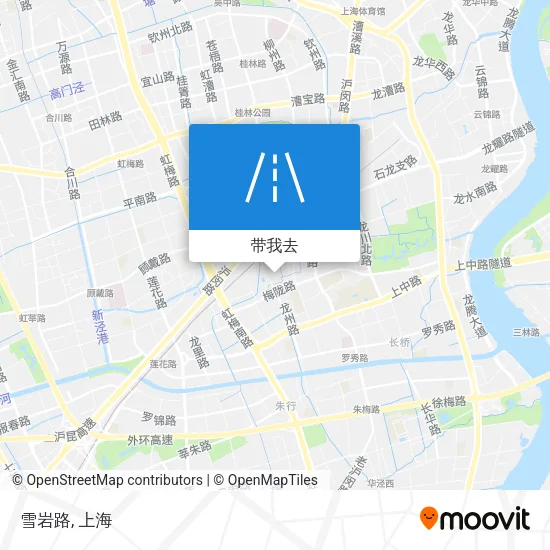 雪岩路地图