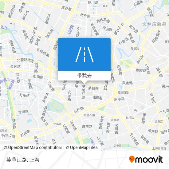 芙蓉江路地图