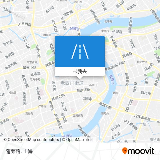蓬莱路地图