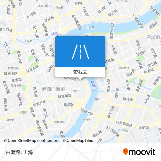 白渡路地图