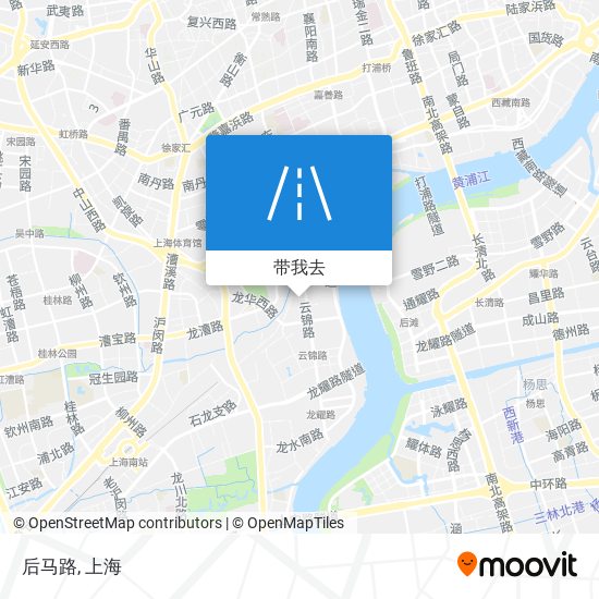 后马路地图