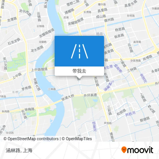涵林路地图