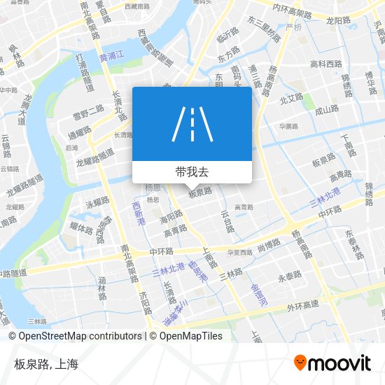 板泉路地图