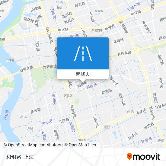和炯路地图