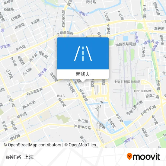 绍虹路地图