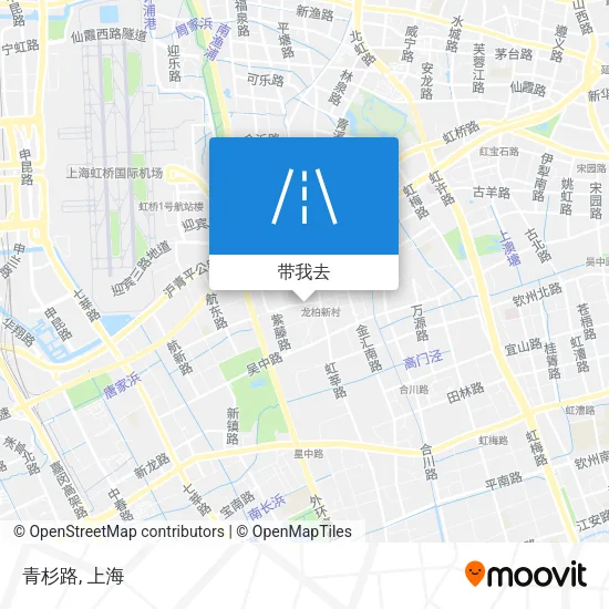 青杉路地图