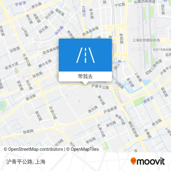 沪青平公路地图